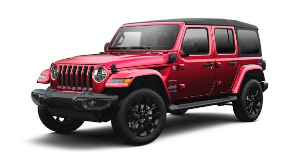 2022 Jeep Wrangler 4xe in Red