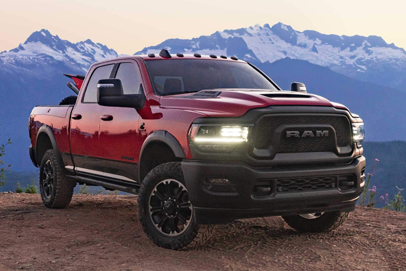 The Ram 2500 offers a step up in the heavy-duty game with the all new 2023 Rebel trim with a variety of off-road upgrades.