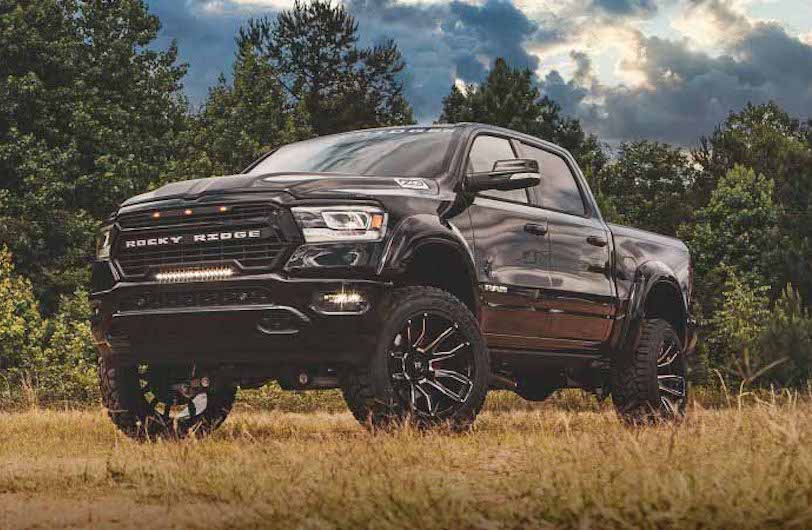 The Rocky Ridge Ram 1500 is a premium Ram truck that has special features such as Fox Shocks, off-road suspension, & more.