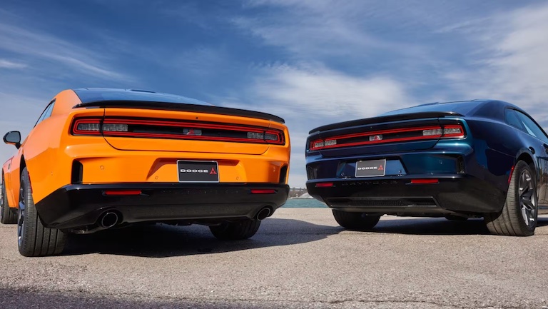 The 2026 Dodge Charger features twin-turbocharged SIXPACK inline-six engines with up to 550 horsepower in multiple trims.