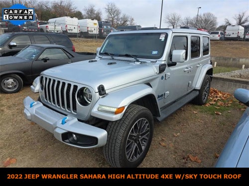 2022 Jeep Wrangler Unlimited Sahara High Altitude 4xe Sky Touch Roof