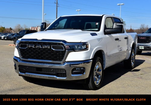2025 RAM 1500 Big Horn/Lone Star Crew Cab 4x4 5'7" Box