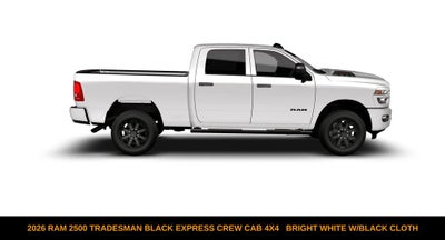 2026 RAM 2500 Tradesman Black Express Crew Cab 4x4