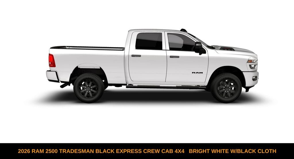 2026 RAM 2500 Tradesman Black Express Crew Cab 4x4