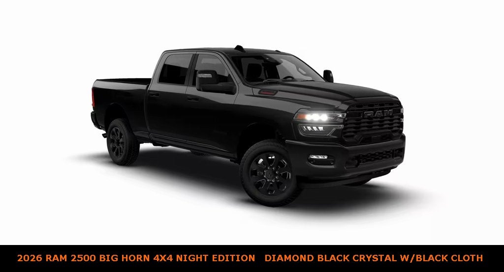 2026 RAM 2500 Big Horn Crew Cab 4x4 Night Edition