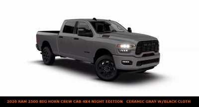 2026 RAM 2500 Big Horn Crew Cab 4x4 Night Edition