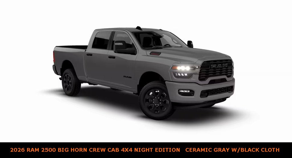 2026 RAM 2500 Big Horn Crew Cab 4x4 Night Edition
