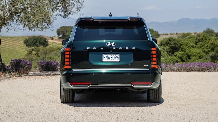The redesigned 2026 Hyundai Palisade seats up to eight, offers a 287-hp V6 or 329-hp hybrid, and starts around $38,935 MSRP.