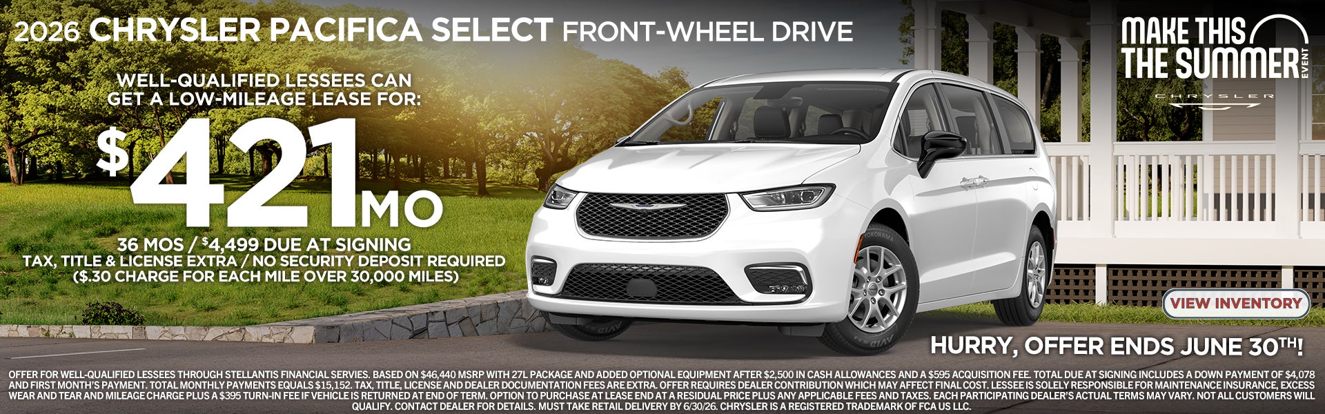 2026 Chrysler Pacifica