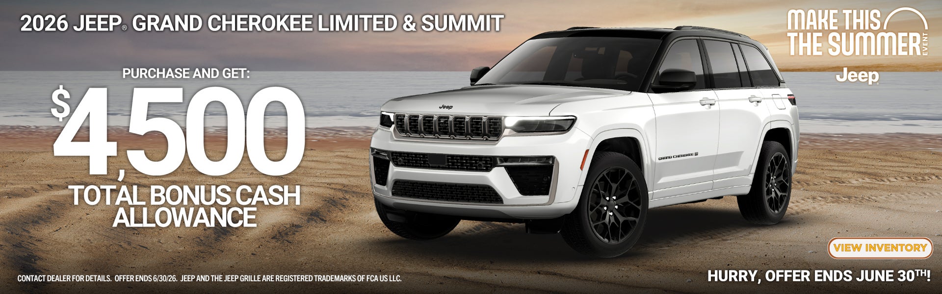 2026 JEEP GRAND CHEROOKEE LIMITED & SUMMIT