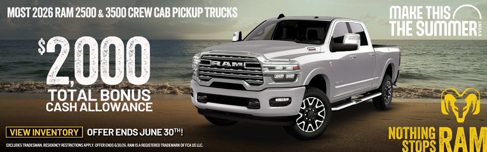 MOST 2026 RAM 2500 & 3500 CREW CAB PICKUP TRUCKS